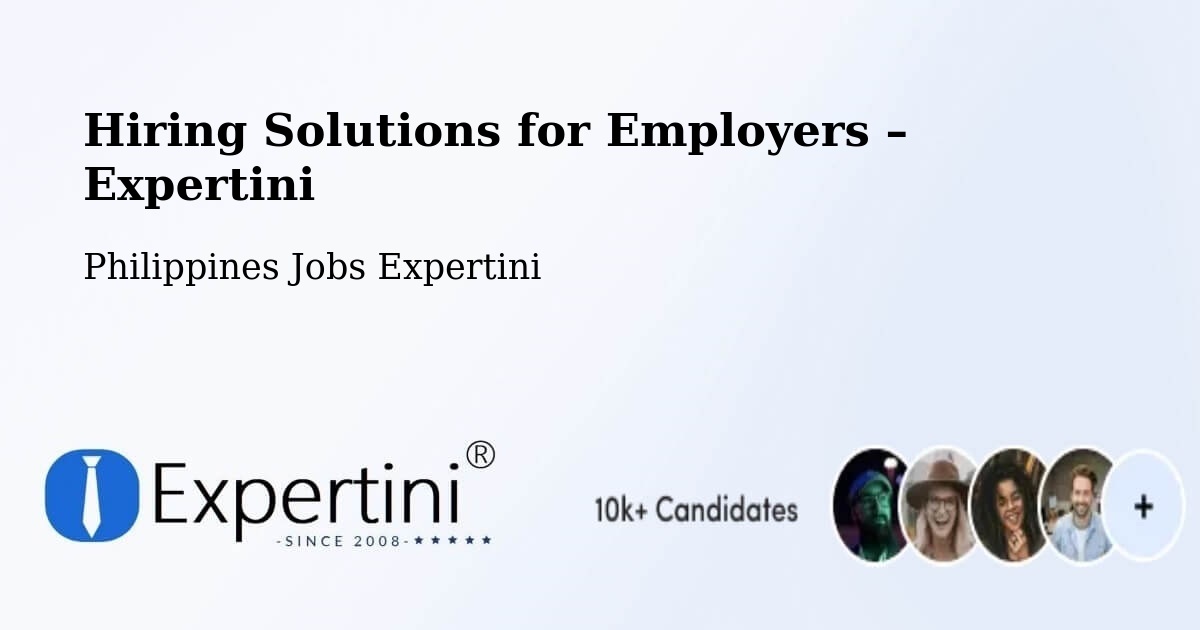 Hiring Solutions for Employers in Batobalane - Batobalane, Philippines Jobs Expertini