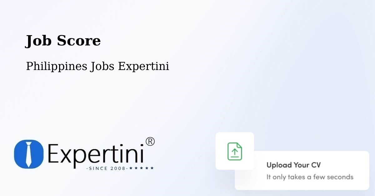 Job Score & Job Description Score Tool – Batobalane - Philippines Jobs Expertini