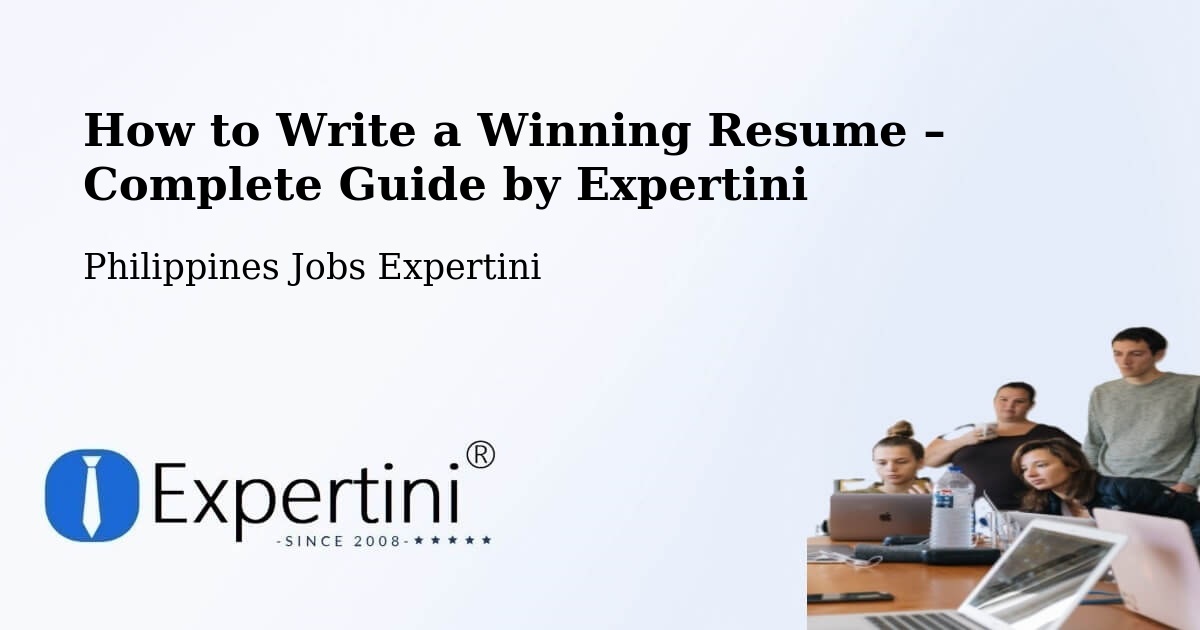 Resume Writing Guide for Job Seekers – Batobalane - Batobalane, Philippines Jobs Expertini