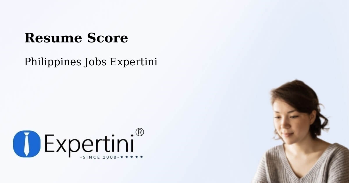 Resume Score & Job Description Match Tool – Batobalane - Philippines Jobs Expertini